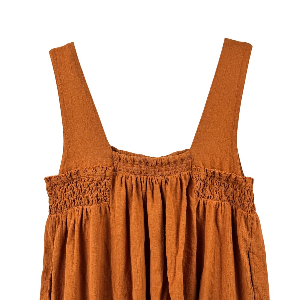 Free People Rust Brown Midi Dress - Picture 7 of 16